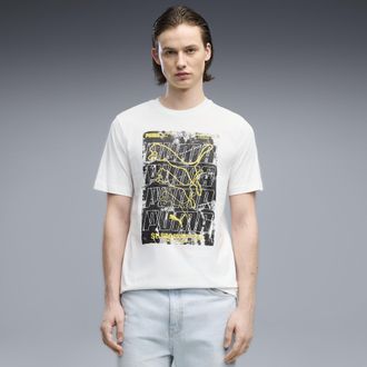 Puma T-shirt Graphics Box da uomo, Accessori, Bianco, XXL