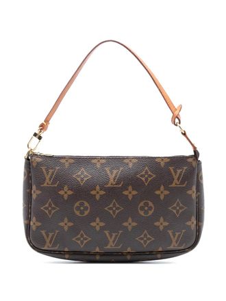 Louis Vuitton 2000 Monogram Pochette Accessoires schoudertas - Bruin