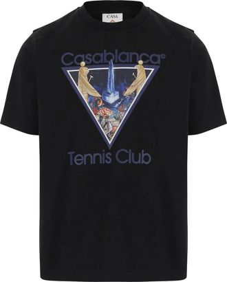 Casablanca Heat Map T-Shirt - Heren - T-shirts - Zwart - XL - Katoen - Tops