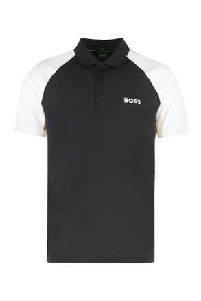 HUGO BOSS Black Color Block Logo Polo