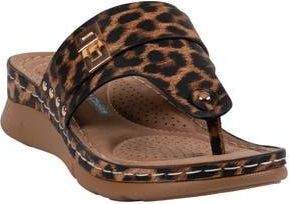 Good Choice Shoes Arla Flip Flop in Leopard at Nordstrom Rack, Size 6.5