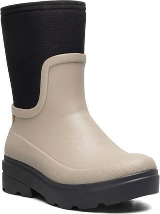 Bogs Hazel Mid Zip Rain Boot in Taupe at Nordstrom, Size 11
