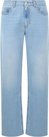 GCDS Wirdo Straight Jeans - Heren - Regular Fit Jeans - Blauw - W33 - Katoen - Jeans