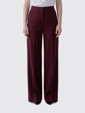 Max Mara Pantaloni flared a vita alta in cr&ecirc;pe con tasche America