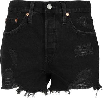 Levi's Klassieke denim shorts - Dames - Denim shorts - Zwart - W27 - Denim - Korte Broeken