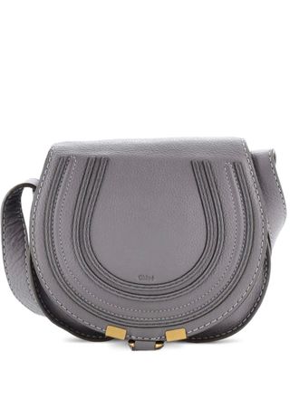 Chlo&eacute; Marcie Leather Mini crossbody bag - Grey
