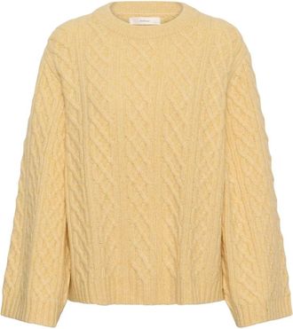 Inwear Truien - Dames - Ronde hals truien - Geel - XL - Truien & Vesten