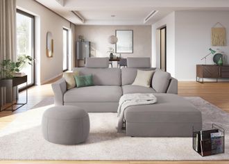 Sit&more Ecksofa »Cadabra L-Form« Breite 243 cm, inklusive Sitztiefenverstellung