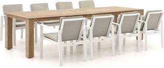 Bellagio la vita attrattiva Bellagio Vezzano/ROUGH-X 320cm dining tuinset 9-delig