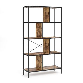 Vicco Divisor De Ambientes Fyrk, Madera Antigua, 80 X 146 Cm, Vicco