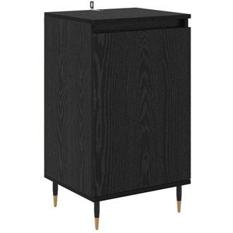 vidaXL Sideboard 2 pcs Black Oak 40 x 35 x 70 cm vidaXL