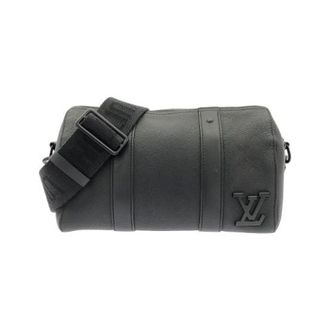 Louis Vuitton Pre-owned Aerogram Calfskin Shoulder Bag - Dames - Pre-owned - Zwart - Maat: ONE Size Leer