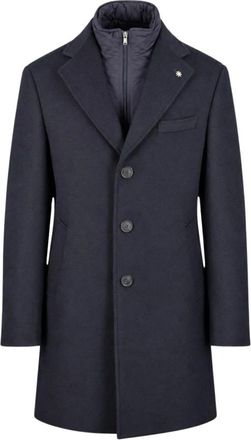 Manuel Ritz Abrigo de un solo pecho - Coats - Hombre - Azul - 3XL