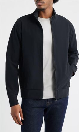 Save The Duck Water Resistant Track Jacket in Black at Nordstrom, Size Xx-Large