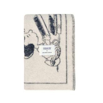 Maison Deux Blanket Lines Pink / Apple 4.25 X 6.5Ft in Black With White at Nordstrom, Size Medium