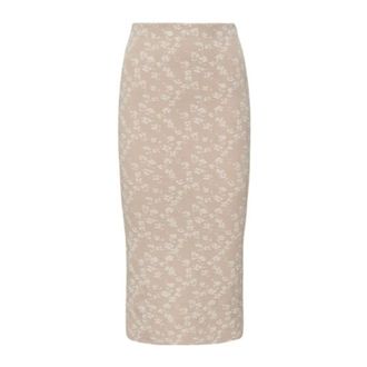 Fendi Dames, Rokken, Beige, Maat: M