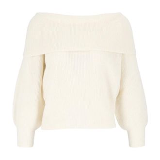 MC2 Saint Barth Maglione con risvolto - - Knitwear - Donna - Bianco - S