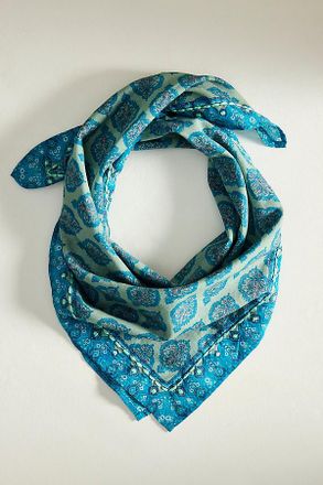 Terrain Embroidered Print Bandana