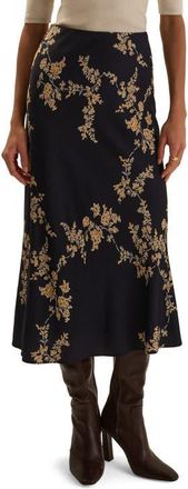 Favorite Daughter The Jojo Floral Maxi Skirt in Navy Vine Floral at Nordstrom, Size X-Large