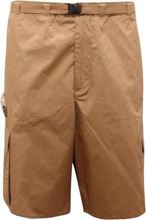 Just Cavalli O6357 Bermuda Cargo Over Shorts - Heren - Korte Broeken - Bruin - M - Nylon - Korte Broeken