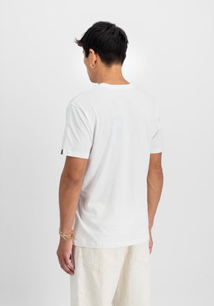 Alpha Industries T-Shirt ALPHA INDUSTRIES Basic Mid Logo TPU T-Shirt, Herren, Gr. XXL, gold (wei&szlig;, gold), Obermaterial: 100% Baumwolle, Shirts T-Shirt