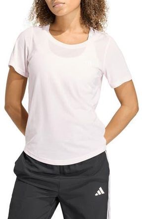 adidas Performance Scoop Neck T-shirt in Clear Pink at Nordstrom Rack, Size Medium