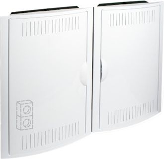 Solera Solera - Conjunto Ict Empotrar 2 Registros Con 2 Bases Puerta + Marco Blanco 5504/2b