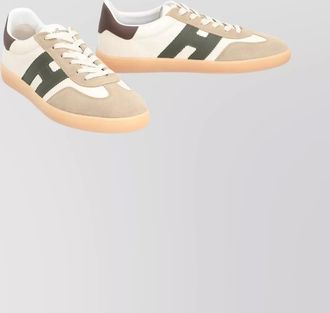 Hogan low-top sneakers with suede and leather