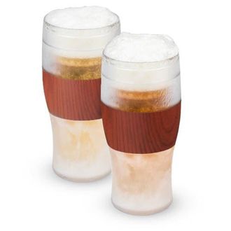 Host Beer FREEZE Cooling Cup Set of 2 in Wood Pattern at Nordstrom