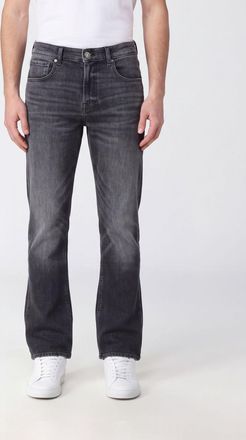 7 For All Mankind Jeans straight a cinque tasche in denim stretch a vita media
