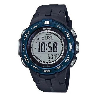 Casio Waterproof Sports Shockproof Solar Powered Mens Black Digital PRW-3100YB-1ER