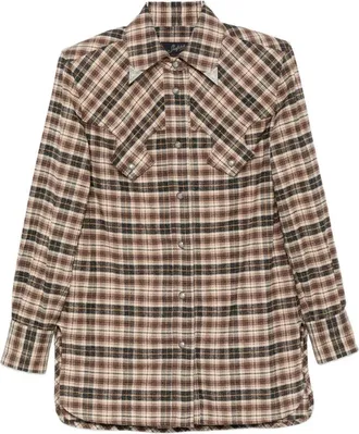 Seafarer Check-pattern Western Shirt