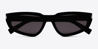 Saint Laurent SL 634 NOVA 001 Womens Sunglasses Black Size 61