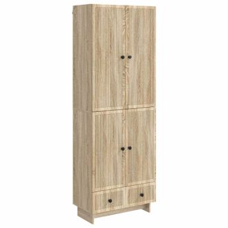 vidaXL Juego De Armarios 2 Uds. Roble Sonoma Madera De Ingenier&iacute;a Vidaxl