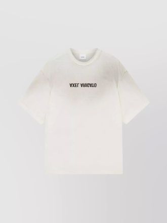 Axel Arigato organic cotton hemp logo print t-shirt