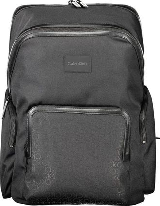 Calvin Klein Polyester Rugzak - Heren - Rugzakken - Zwart - ONE Size - Polyester - Tassen