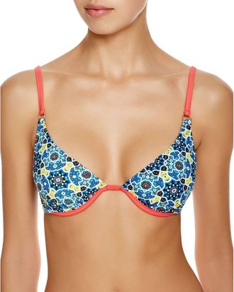 Minkpink Gypsianna Geometric Triangle Cup Bikini Top In Multicolor