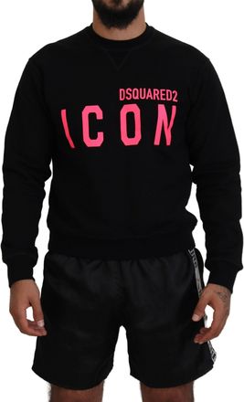 Dsquared2 Dsquared&sup2; Printed Long Sleeves Pullover Mens Sweater (Pre-Owned)