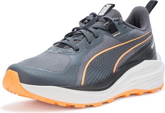 Puma Puma Mens Flare Pro Trail Running Shoes Sneaker, Dusky Gray-Black-Heat Fire Ah25, 10.5 UK
