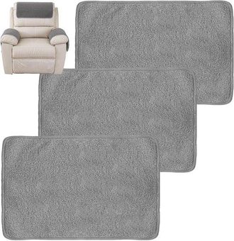 OEM Funda De 3 Piezas Para Reposacabezas De Sof&aacute;, Poli&eacute;ster Suave, Sill&oacute;n Reclinable, Reposacabezas, Protectores, Resistente Al Desgaste