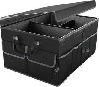 OEM Organizador De Maletero De Coche Con Tapa, Plegable, 46 L, Tela Oxford Impermeable, Base Antideslizante Para Viajes Y Uso Familiar