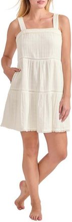 Tommy Bahama Mykonos Texture Sleeveless Cover-Up Sundress in Coconut at Nordstrom, Size X-Large