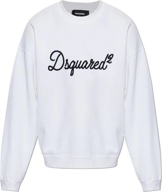 Dsquared2 Sweatshirts & Hoodies - Heren - Sweatshirts - Wit - S - Hoodies & sweatvesten