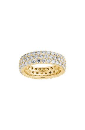 Sterling Forever Kate Cubic Zirconia Ring in Gold at Nordstrom, Size 7