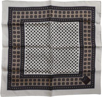 Dolce & Gabbana Vierkante Sjaal met Patroon - Heren - Accessoires - Veelkleurig - ONE Size - Accessoires