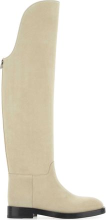 Durazzi Milano Sand Suede Equestrian Boots