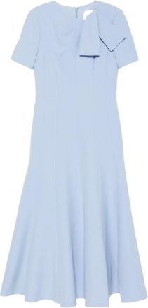 Roland Mouret Bow-detail A-line Midi Dress