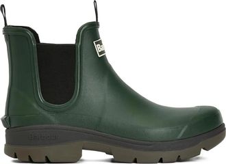 Barbour Nimbus elastic-panel rain boots - men - Rubber/Rubber/Fabric/Fabric - 10 - Green