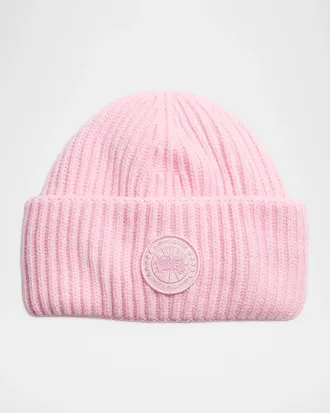 Canada Goose Men & apos;s Tonal Disc Wool-Cashmere Beanie