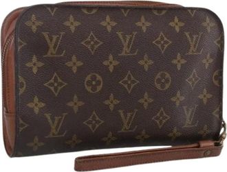 Louis Vuitton Pre-owned Clutches, female, Brown, Size: ONE SIZE Pre-owned Vintage Monogram Clutch